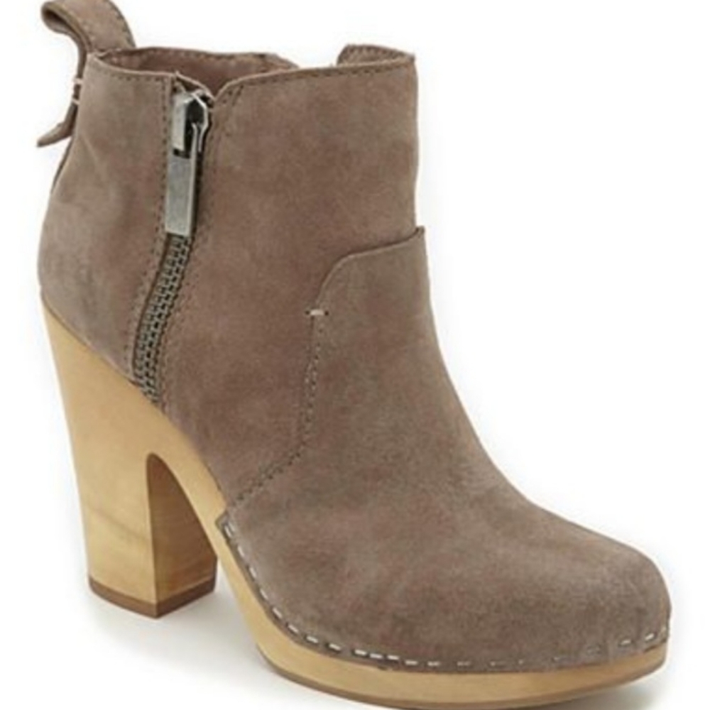 Dolce Vita NEW Arlynn Suede Ankle Clog Booties Boot Size 10 Boho Hippie